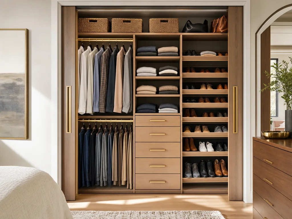 Small Closet Storage Solutions: Double Your Space